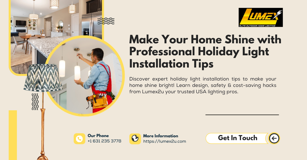 Make Your Home Shine with Professional Holiday Light Installation Tips